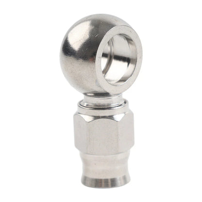 10.2mm Stainless Steel AN-3 Eye Banjo Hose Ends for Motorcycle Brake Fittings