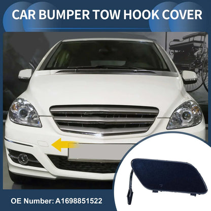 Front Bumper Tow Hook Cover for Mercedes-Benz A-Class (2005-2012) Blue Metallic