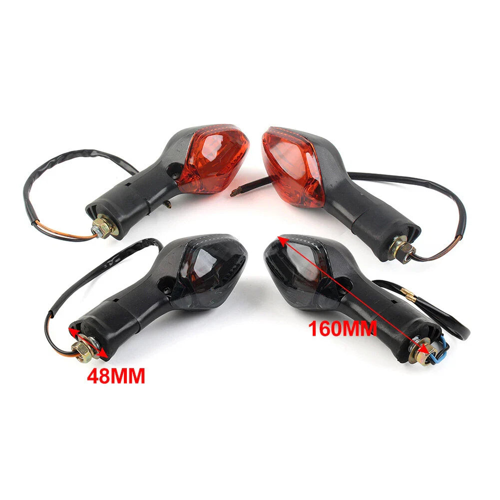 Amber Front Rear Turn Signal Lights for Honda CBR500R NC700 NC750 CB500X (2013-2023)