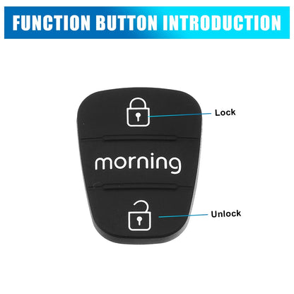 3 Button Car Remote Fob Case Insert Keypad for Hyundai (2011-2016)