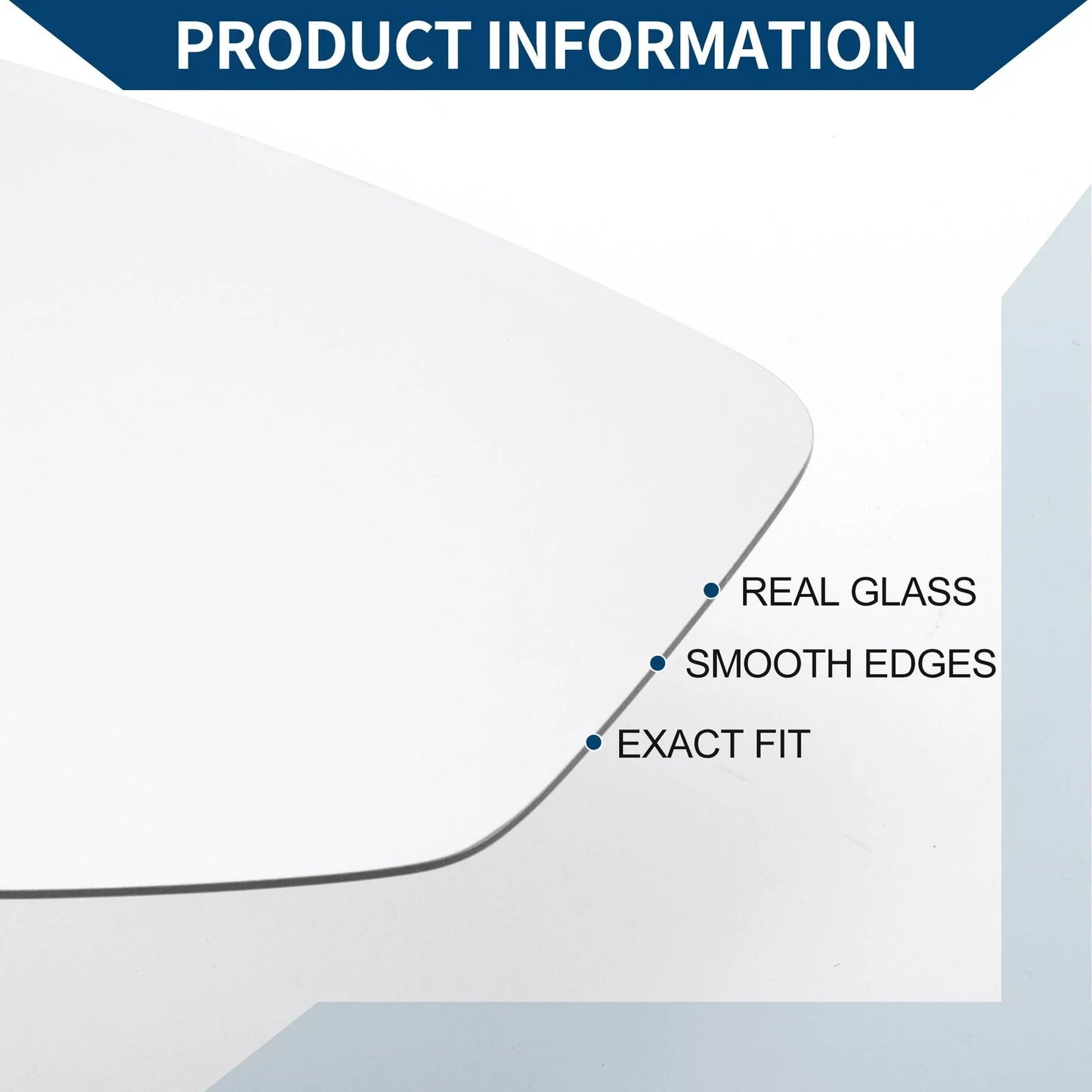 Heated Left Side Mirror Glass for Honda Accord (2013-2017)