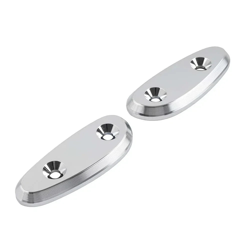 Rearview Mirror Block Off Base Plate Chrome for Suzuki Hayabusa GSX1300R (08-20)