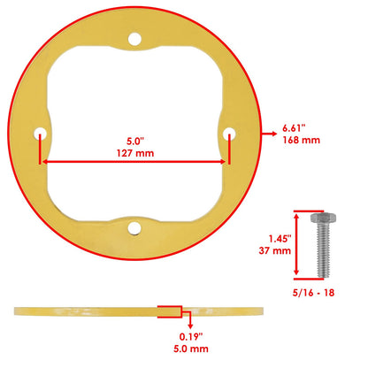3 Spindle Assembly with Deck Ring for MTD Cub Cadet (2005–2015)