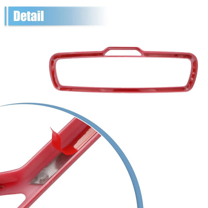 Rearview Mirror Cover Trim for Dodge Challenger (2015-2020) - ABS Red