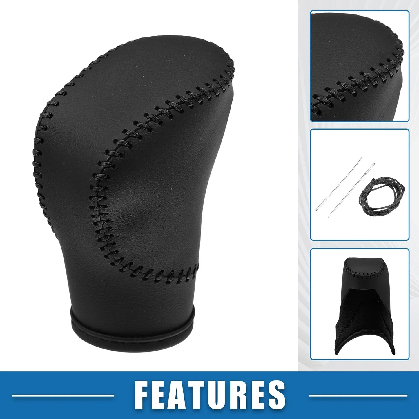 Automotive Gear Shift Lever Cover for Honda Civic 11th Gen (2020-2022) Black