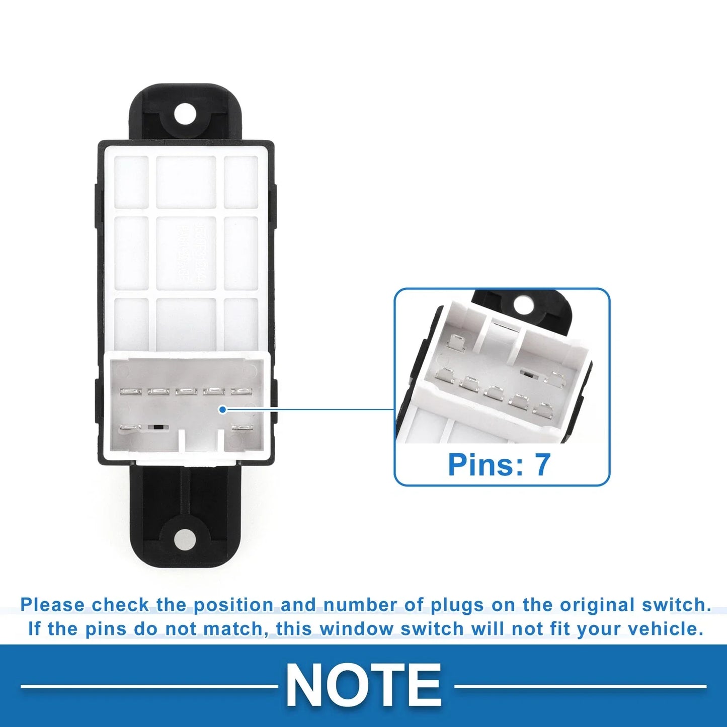Power Window Switch for Hyundai Santa Fe (2002-2006)