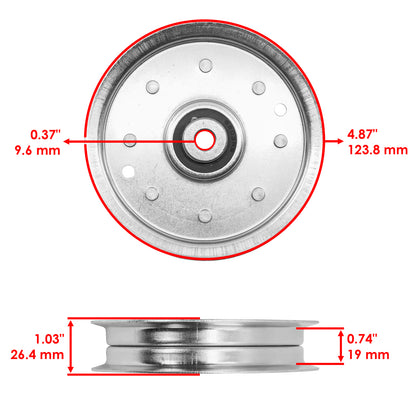Deck Pulleys Replacement for Cub Cadet (2005–2010)
