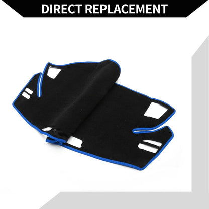 Dashboard Cover Mat for Honda Odyssey 2022-2024 Protector Black Blue 1 Set