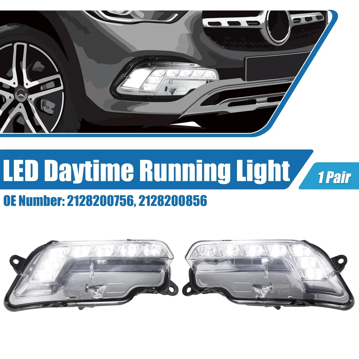 LED Daytime Running Lights for Mercedes