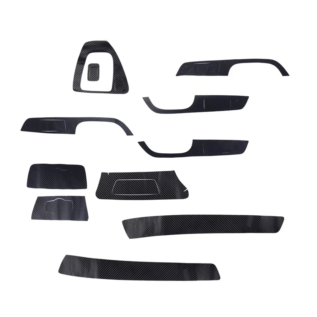 15 x Carbon Fiber Interior Vinyl Decal Garnish for BMW 3 Series E90 E92 E93