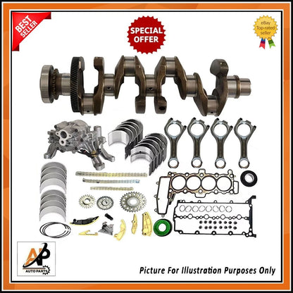 Crankshaft with Rebuild Kit Heavy Duty for Land Rover Jaguar 2.0 D (204DTD) (2008–2019)