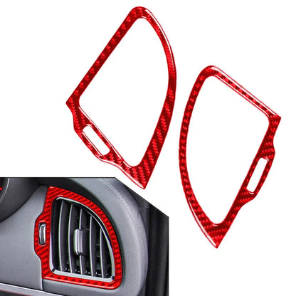 Dashboard Air Vent Outlet Cover Trim for Kia Stinger (2018-2023) Red RHD