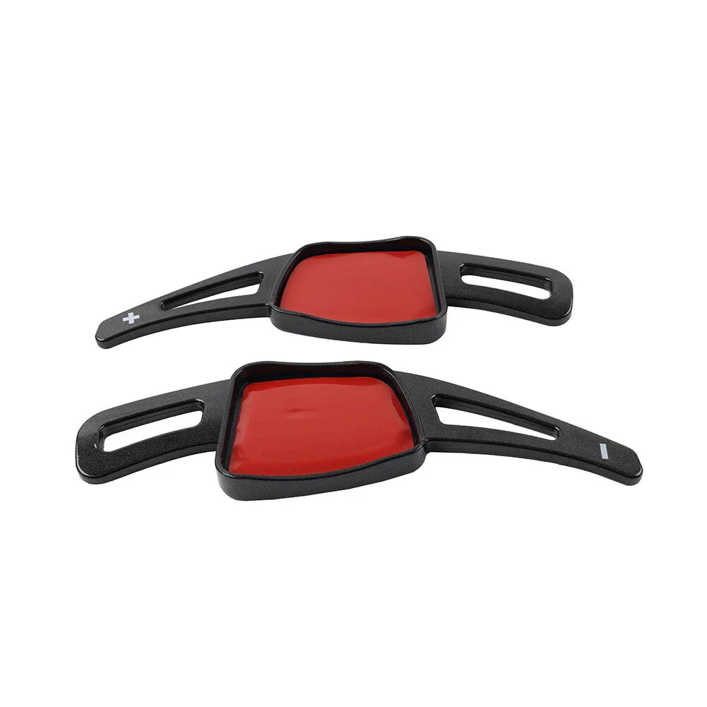 Black Steering Wheel Paddle Shifter Extensions for Audi A3 A4 A5 Q3 Q5 Q7 Q8