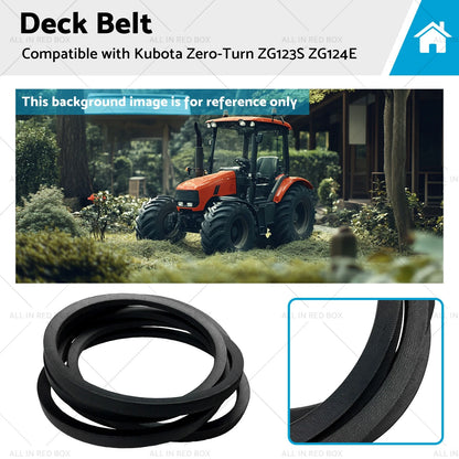 Deck Belt for Kubota ZeroTurn ZG123S ZG124E Z121SKH Z122EBR