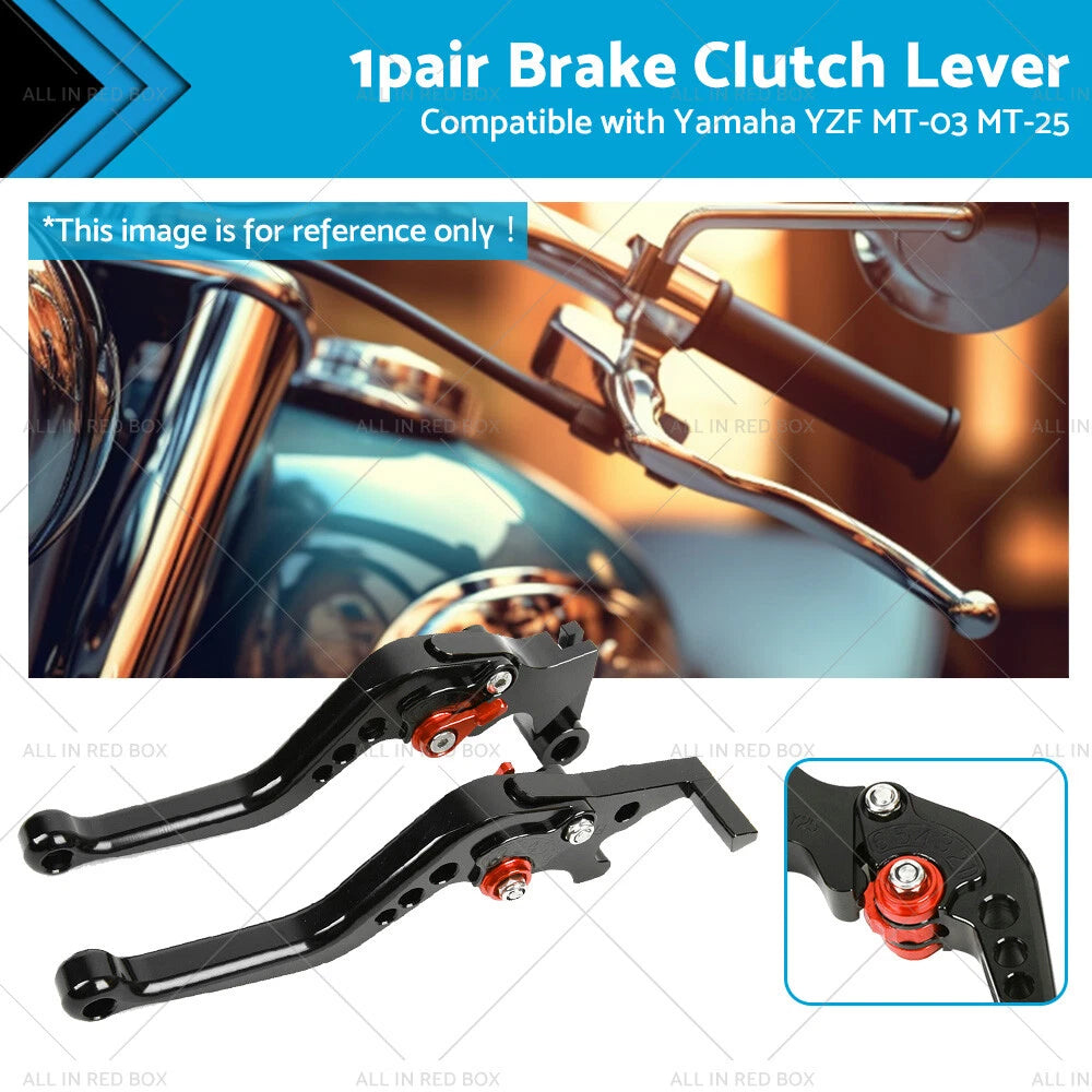CNC Short Clutch Brake Levers for Yamaha YZF R3 R25 MT03 MT25 (2014-2021)