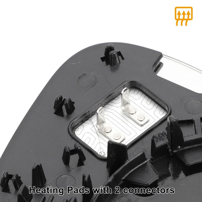 Left Side White Heated Mirror Glass for Porsche Panamera (2016-2020)