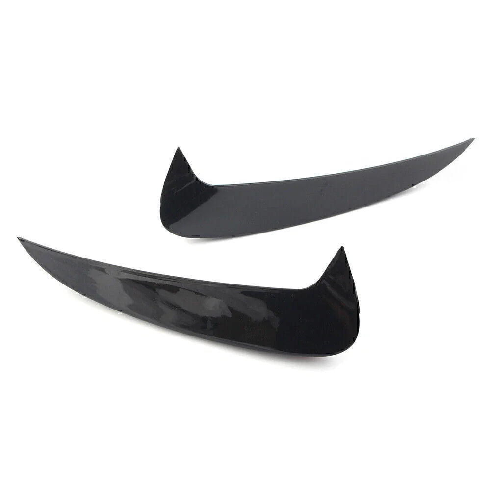 Gloss Black Rear Bumper Vent Cover for Benz E-Class Coupe (2016-2021)