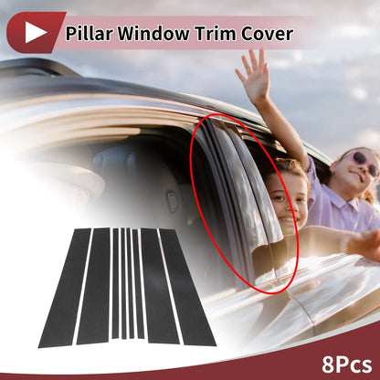 Front Rear Door Pillar Window Trim for Lexus LX 570 LX 600 (2023)