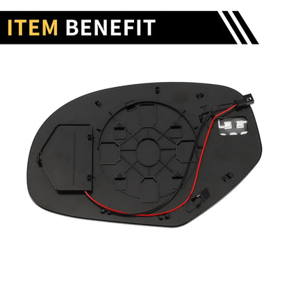 Heated Right Mirror Glass for GMC Sierra 2500 3500 HD (2011-2019)