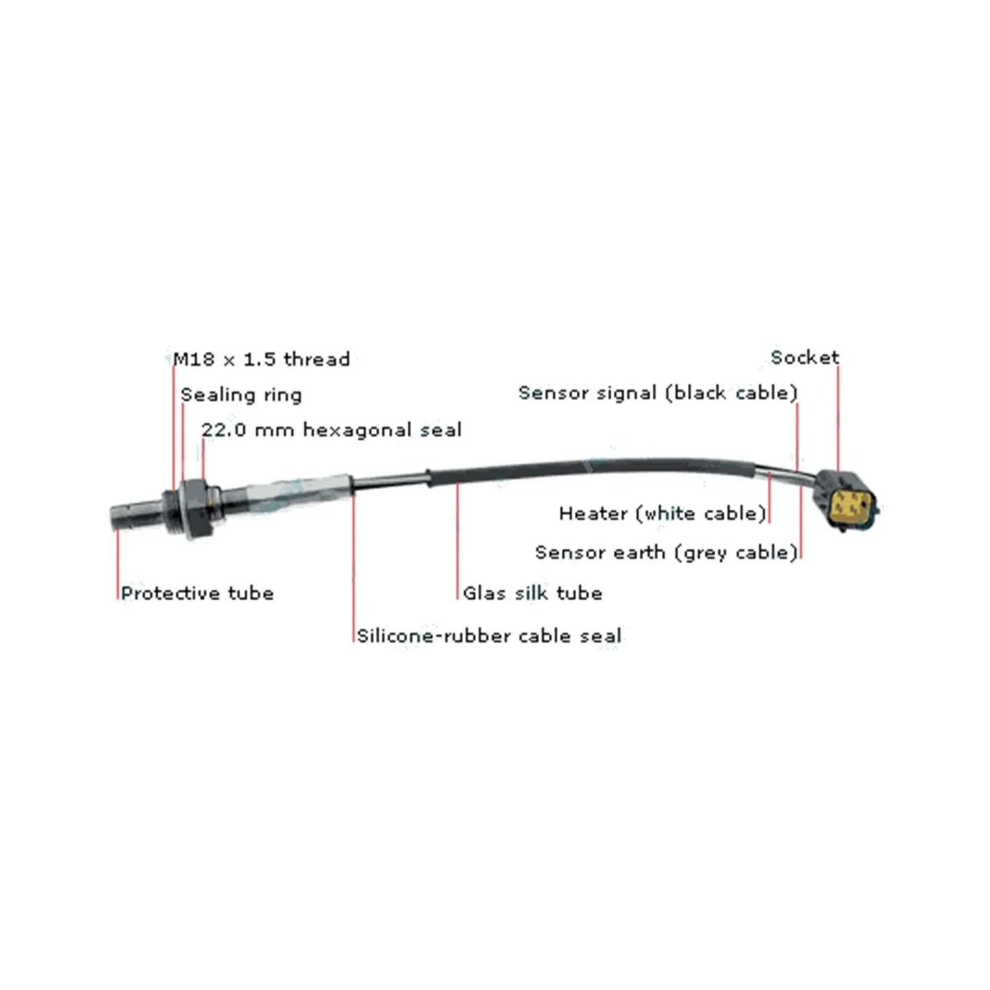 OXYGEN OXY O2 SENSOR for NISSAN SKYLINE R33 PULSAR N14 N15