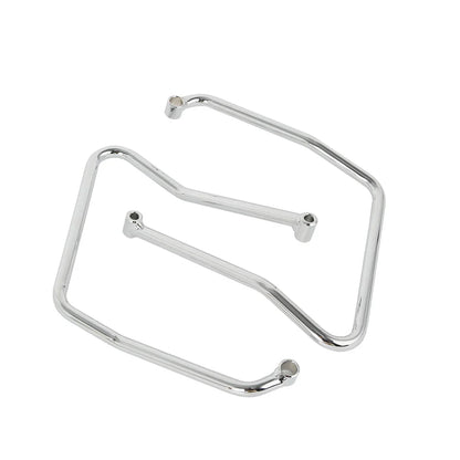 Chrome Saddlebag Support Brackets for Harley Sportster XL 883 1200 (2004-2016)