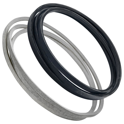 Deck Primary Secondary Belts 38 Inch Replacement for John Deere 160-185 (2005–2015)