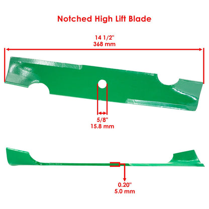 Deck Blades with Bolts Replacement Kit for Gravely Ariens (2000–2020)