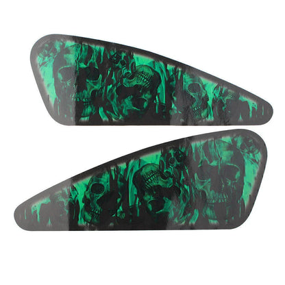 Green Skull Motorcycle Decals for Harley XL883 1200 (2004-2023)