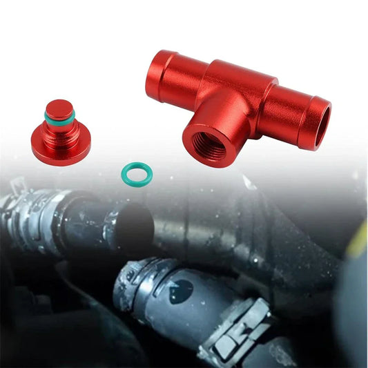 Aluminum Coolant Bleeder Heater Hose Fitting for Nissan 350Z, Infiniti (2003-2009)