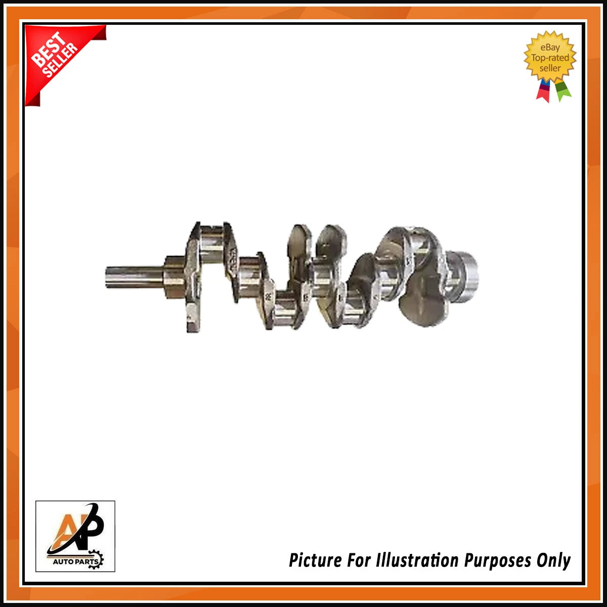Forged 4 Web Crankshaft with Engine Rebuild Kit for Hyundai Kia D4CB (2000–2007)