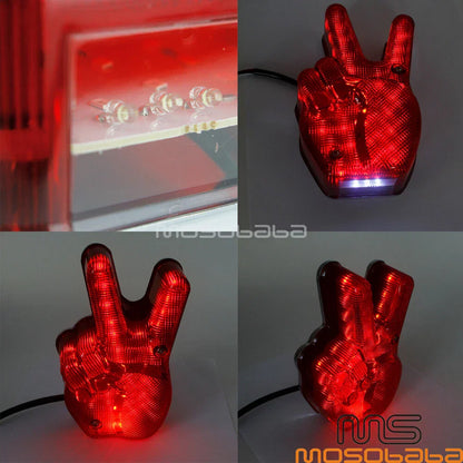 Red LED Rear Brake Tail Light for Harley Chopper