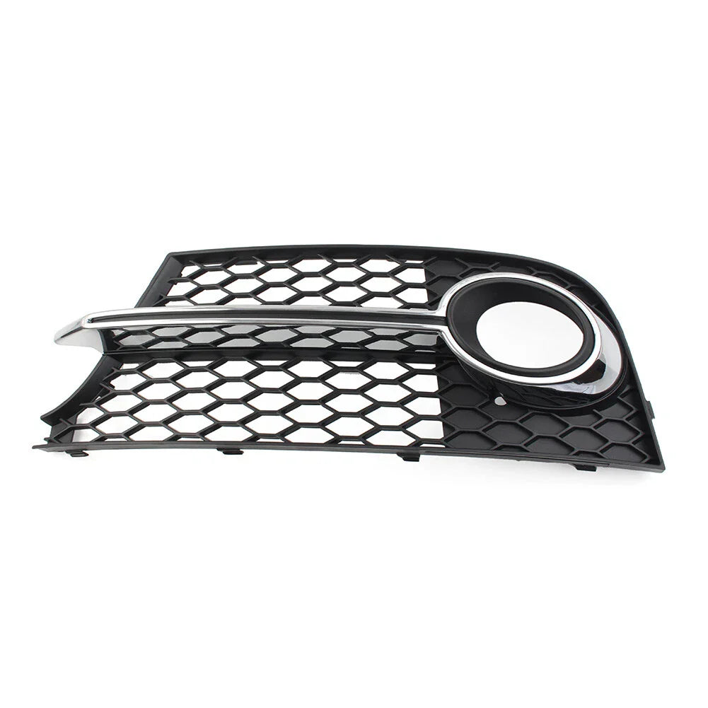 Front Bumper Honeycomb Mesh Fog Light Grille Cover for Audi TT MK2 (2006-2014)