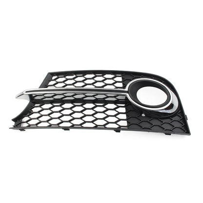 Front Bumper Honeycomb Mesh Fog Light Grille Cover for Audi TT MK2 (2006-2014)