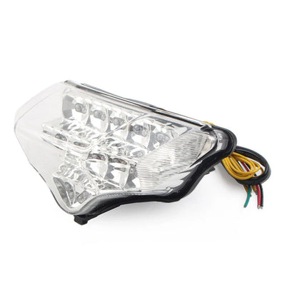 LED Rear Taillights Clear Turn Signal Assembly for Yamaha FZ600 FZ6 FAZER (04-09)
