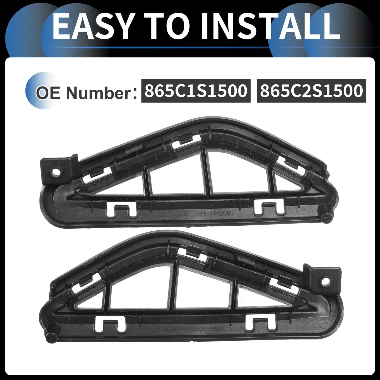Front Bumper Retainer Bracket for Hyundai Santa Fe (2021-2023)