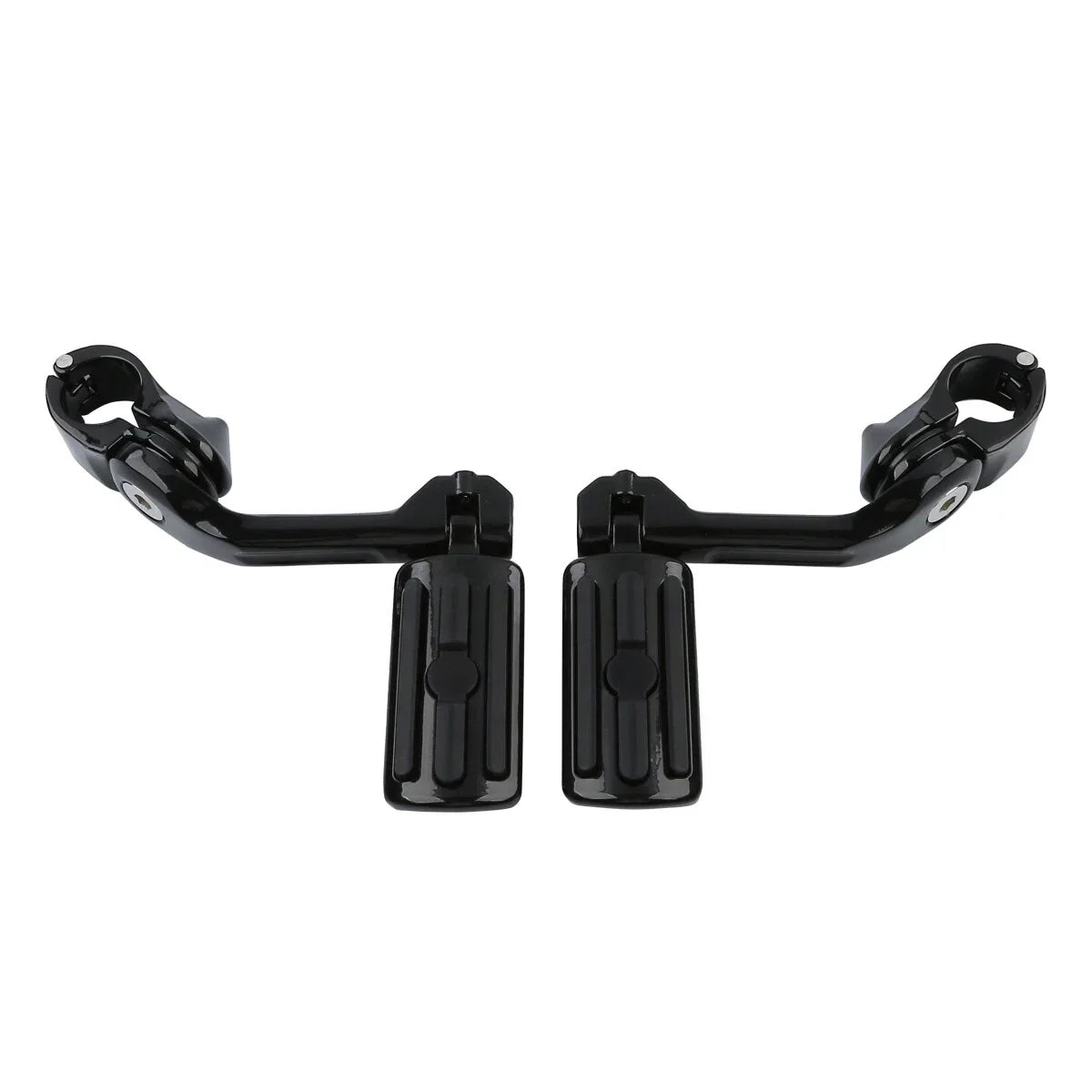 Mustache Engine Guard Crash Bar Footpegs for Harley Softail Deluxe (2000-2017)