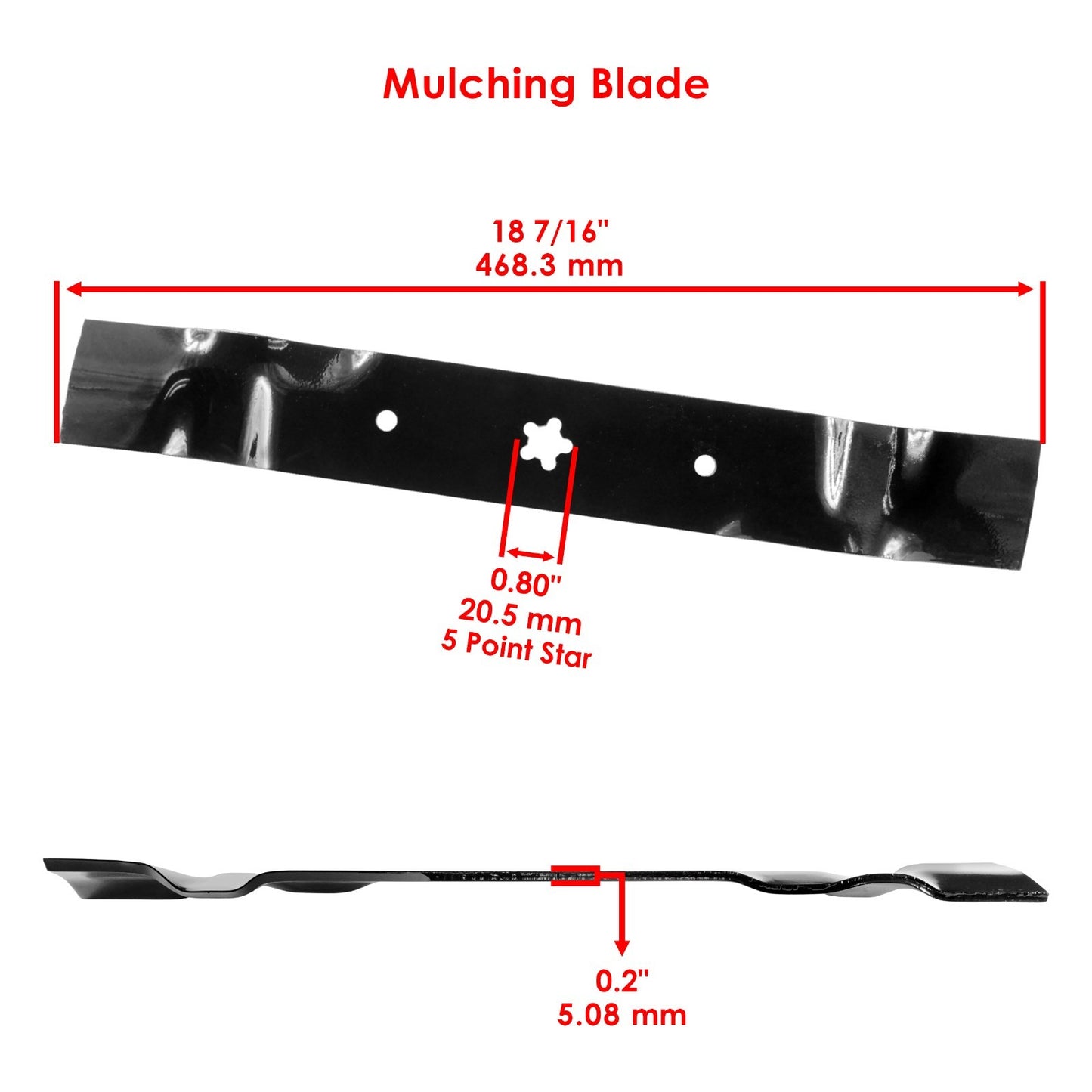 Deck Spindle Blade Belt Kit for Husqvarna Z5426 Z4218 (2018–2018)