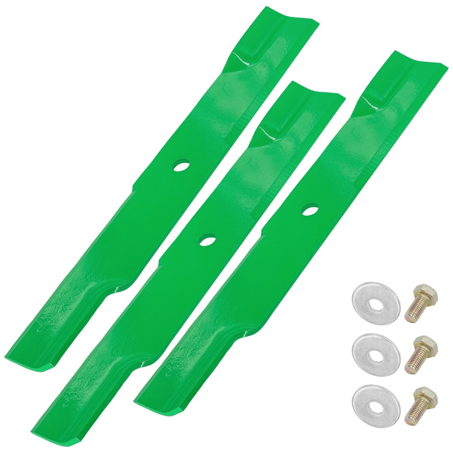 Deck Blade with Bolt Replacement for Hustler Super S Super Mini Z (2005–2018)