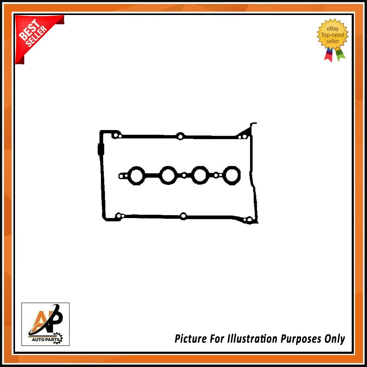 Cylinder Head Cover Gasket Set Replacement for Audi Seat Skoda VW 1.8T (1990–2010)