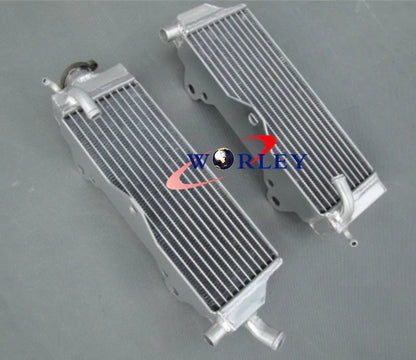 Aluminum Radiator & Red Silicone Hose for Honda CR500 CR500R (1989)