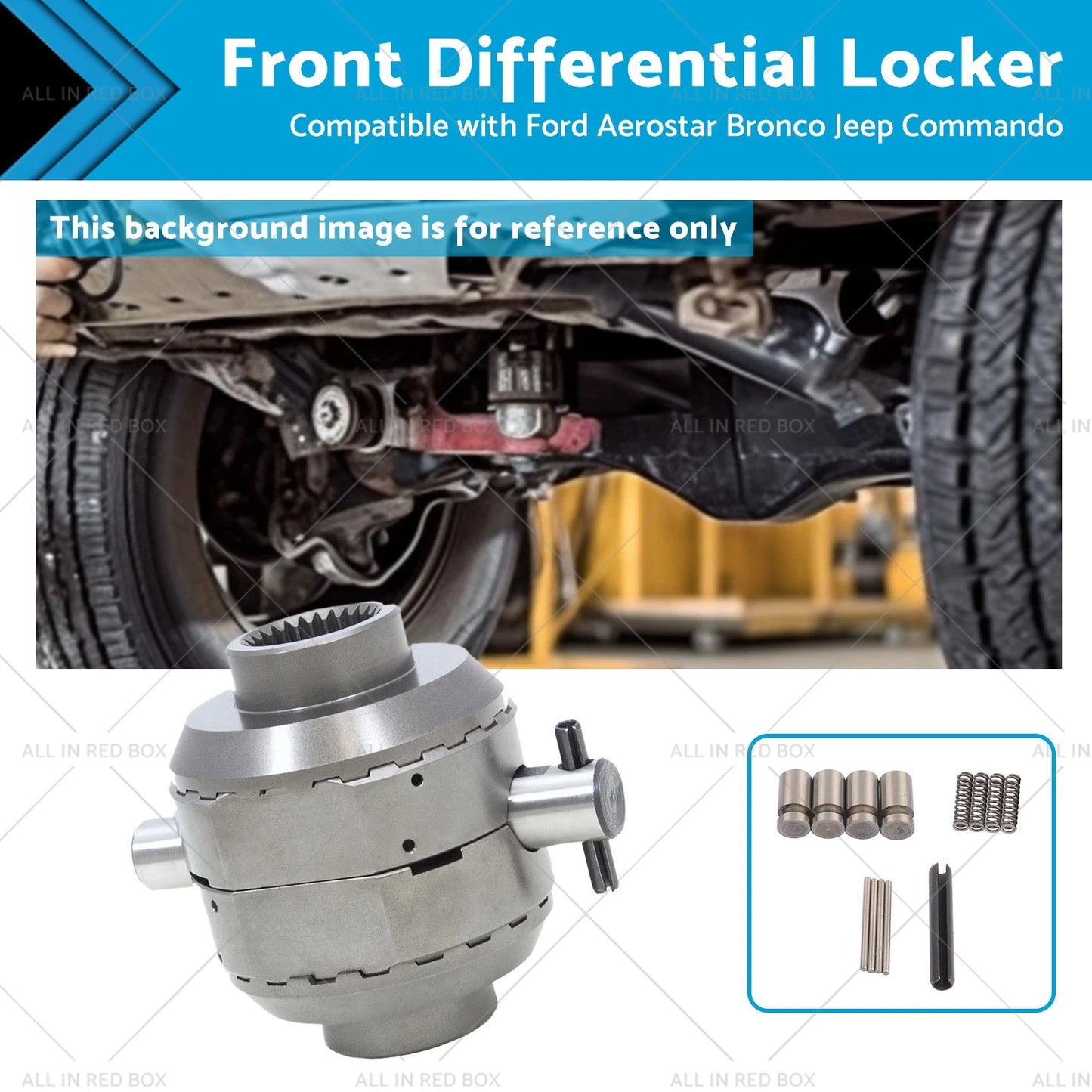 Front Differential Locker for Jeep Wrangler Cherokee Dana Spline 4WD