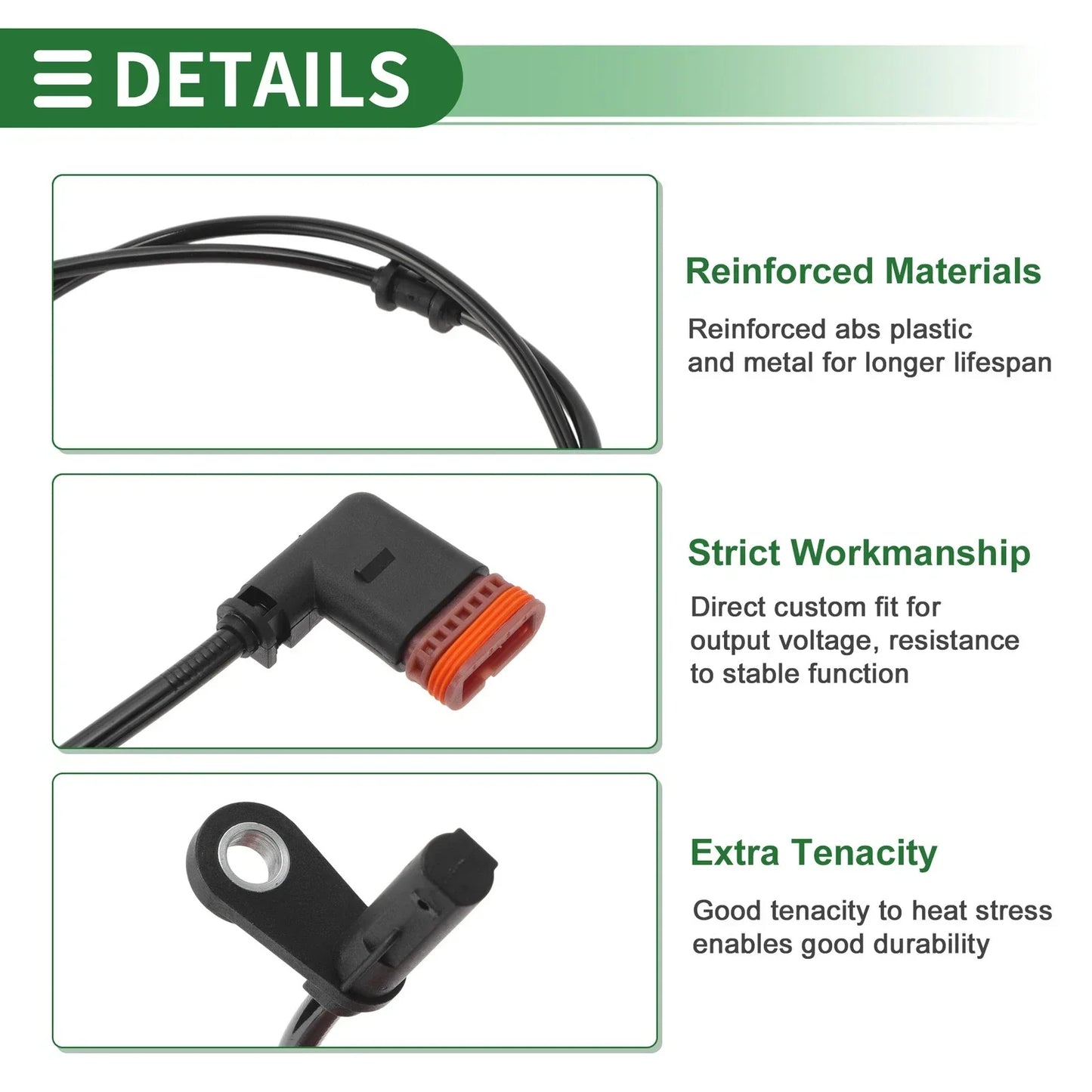 ABS Wheel Speed Sensor for Mercedes-Benz E300 (2011-2016)