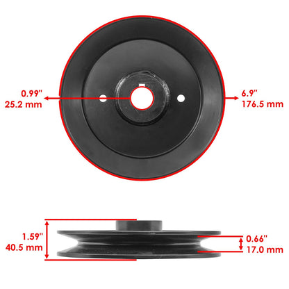 Deck Pulley OEM Replacement for Bad Boy Outlaw Outlaw Extreme 72in (2010–2018)