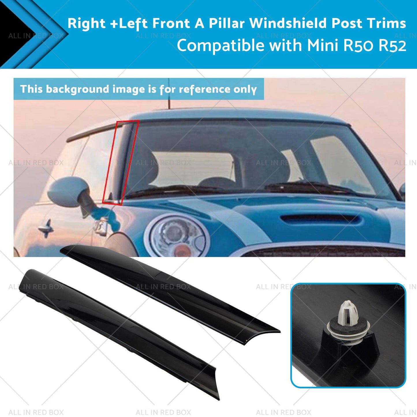Windshield A Pillar Trim Molding for Mini Cooper (2002-2008)