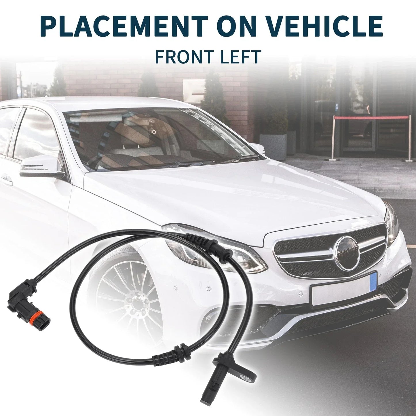 Front Left ABS Wheel Speed Sensor for Mercedes-Benz E550 (2007-2016)
