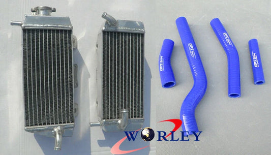 Aluminum Radiator + Hose for Yamaha YZ450F YZ 450 F YZF450 YZF 450 (2006)