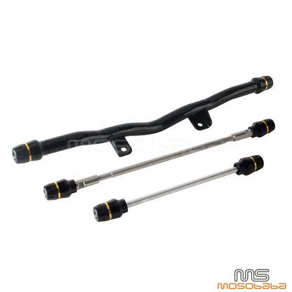 Highway Peg Crash Bar Axle Fork Slider for Harley Sportster (2004-2023)