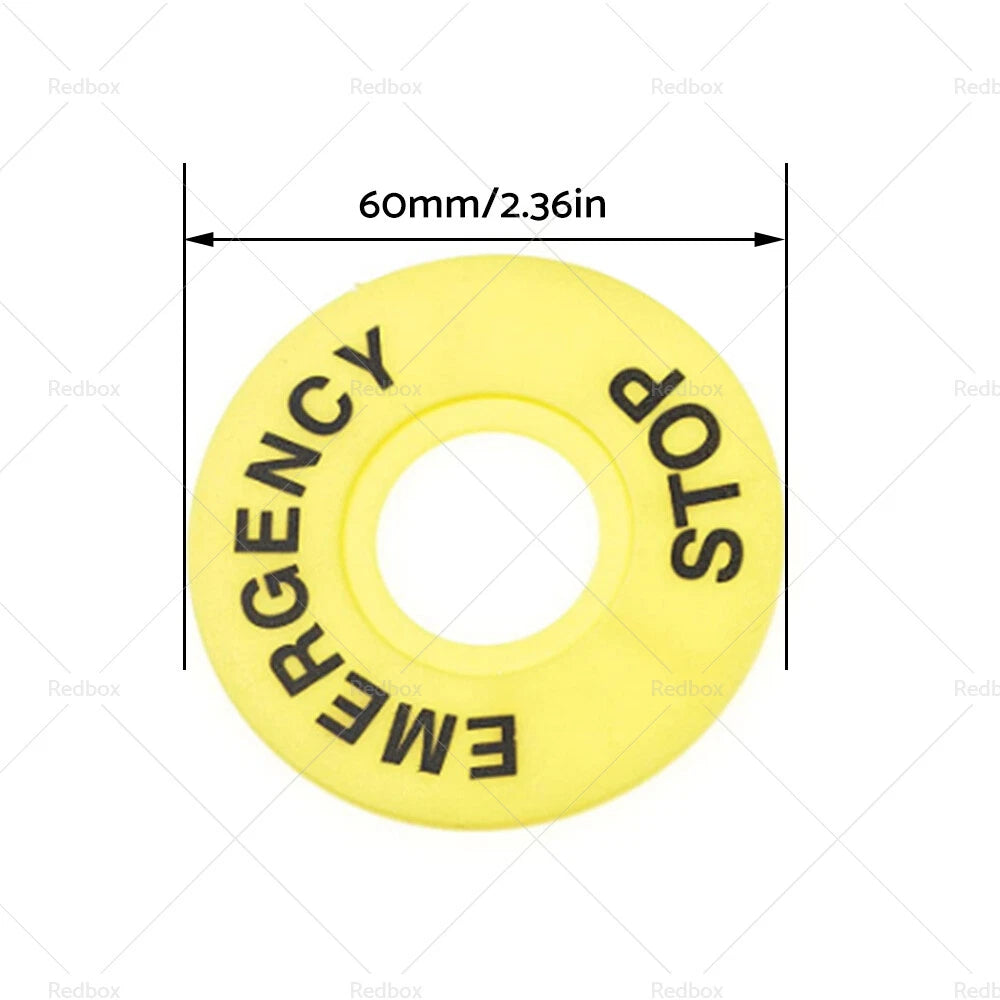 Emergency Stop Button Red Mushroom Push Switch for Various Models