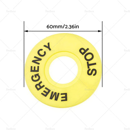 Emergency Stop Button Red Mushroom Push Switch for Various Models