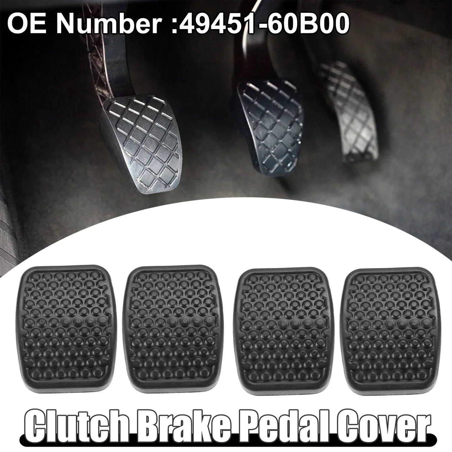 4 Pcs Car Pedal Covers for Suzuki Aerio (2001-2007)
